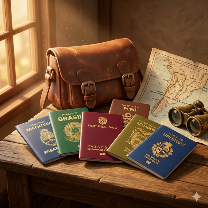 La fortaleza del pasaporte de los países de Sudamérica