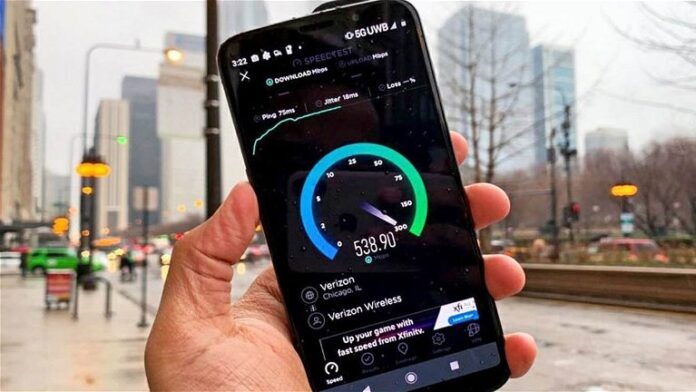 Velocidad del internen en el celular