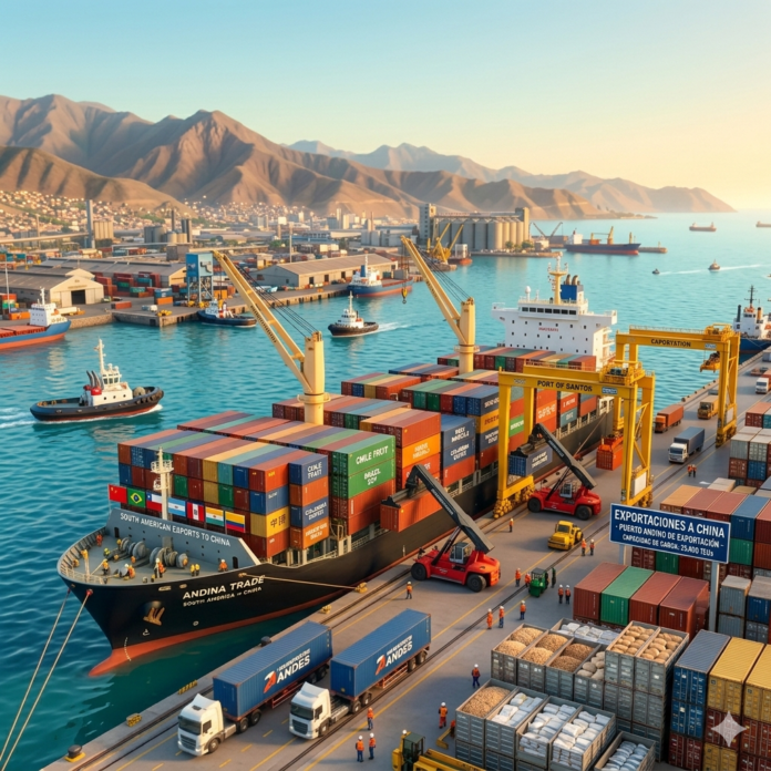 Exportaciones históricas a la China: valor y dependencia por país