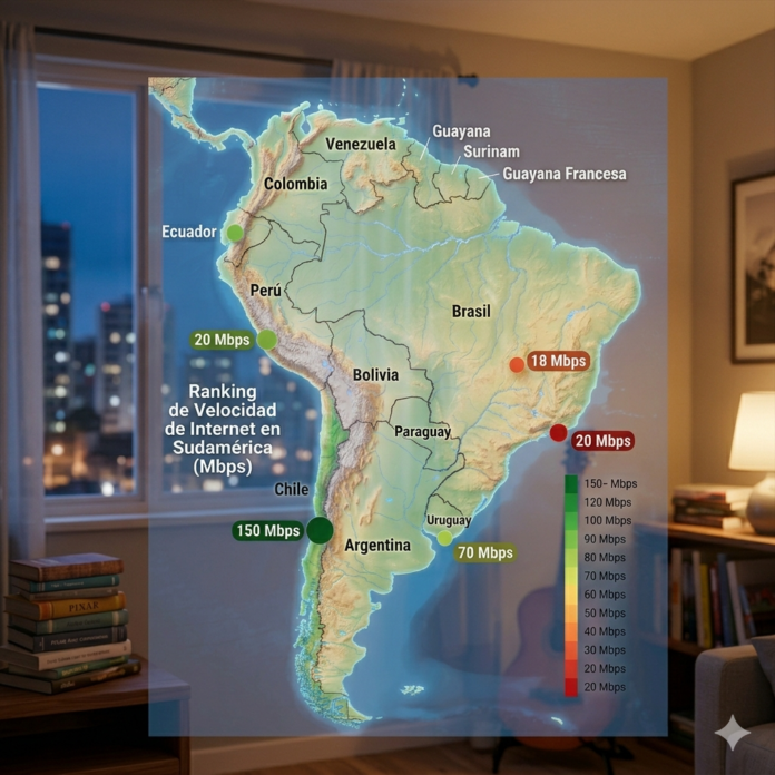 Ranking Velocidad internet