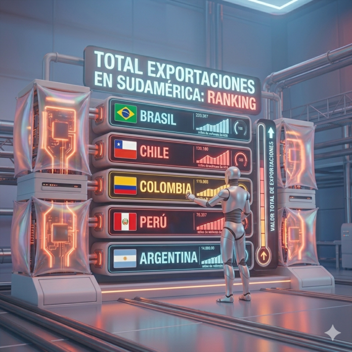 Ranking histórico exportaciones